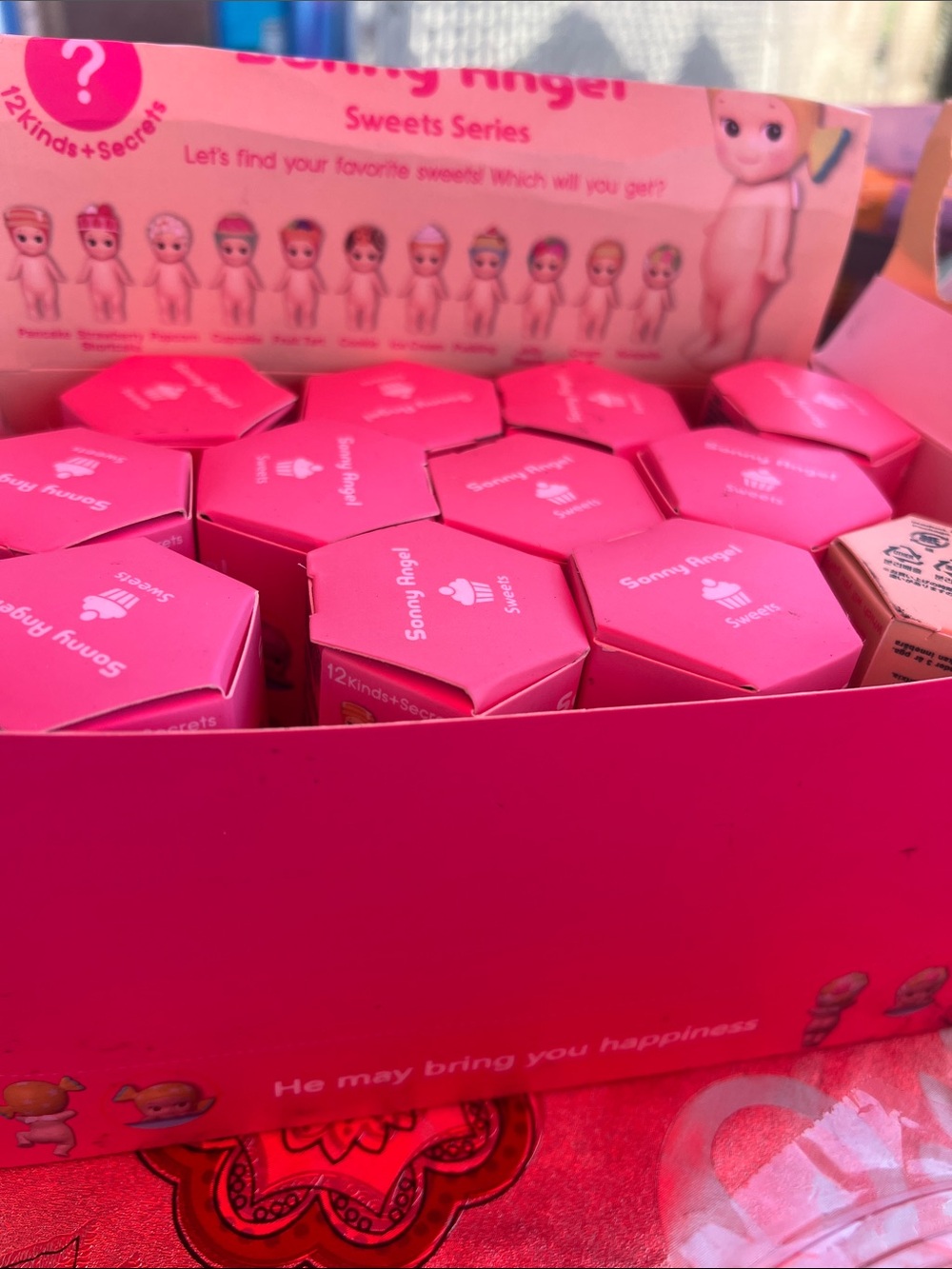 Collectible Sweets Series Mystery Blind Box Set - Pink Packaging